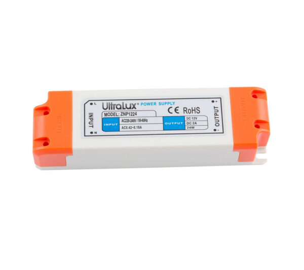 Alimentatore per strisce led 24W 12V DC IP20