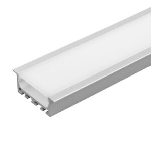 Profilo in alluminio per striscia flessibile led larga (2 Metri)
