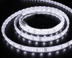 Striscia LED 4.8W/m, 12V, bianca, IP65
