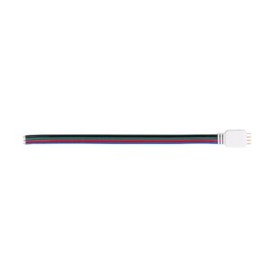 Connettore flessibile per striscia led RGB (maschio), 5 pezzi