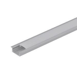 Profilo in alluminio per striscia led superficiale con alette (2 Metri)