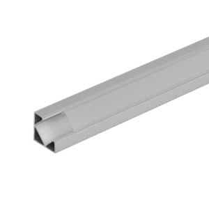 Profilo per strisce led angolare con bordo (2 Metri)