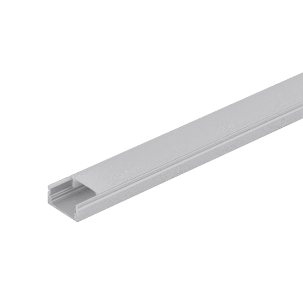 Profilo per strisce led rettangolare a superficie (2 Metri)